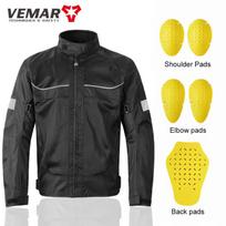 Motorcycle Riding Jacket Men Women With Integrated Armor Protection Breathable Racing Gear 6XL juoda