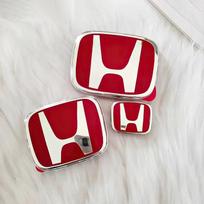 Automobilio vairo priekinės grotelės bagažinės emblemos lipdukai priedai Honda 10-osios 11-osios kartos Civic 8-osios-10-osios kartos Accord 2006-2022 CRV white