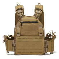 Multi Functional Quick Release Vest Laser Cutting MOLLE Hunting Vest Waterproof and Wear-Resistant Outdoor Training Vest