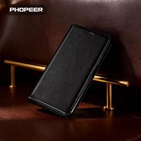 Luxury Genuine Leather Phone Case for Xiaomi BlackShark 5/4/3/2/1 S R Pro Horse Skin Pattern Phone Case BlackShark 3 Pro