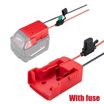 Milwaukee 18V Li-Ion Baterijų Adapteriai Dokas Maitinimo „Pasidaryk pats“ Baterijos Keitiklis Jungtis 12AWG Namų Elektrinių Įrankių Dalys Pakeitimas A2