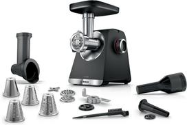 Mėsmalė Bosch Serija 6, MultiPower, MFWS642B, 2100 W, juoda, sidabrinė metalo