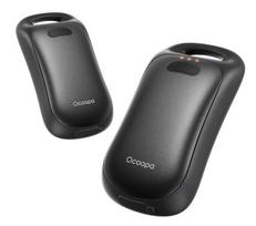 "Ocoopa UT4 Urban" elektroninis rankų šildytuvas UT3061 juodas, 2x 3000 mAh, iki 2*9h, IP45