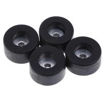4vnt garsiakalbis, atsparus smūgiams pėdų pagalvėlės pagalvėlė guminė pėdų amortizatoriaus padėklo bazė 38mm x 19mm black