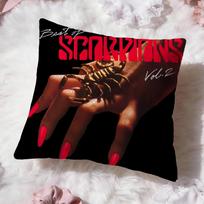 Scorpions band hot Cushion Cover Premium Comfort Reversible Pillow Cove -Two in One Design for Any Room & Car Interior 30cmx30cm red