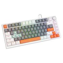 Žaidėjams skirtas klaviatūra - SAVIO - ASTRAL Balta - 82 klavišai - Outemu White Jade (magnetinis) - RGB programuojamas