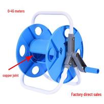 Large Garden Hose Cart with Water Gun and Storage Reel Set blue