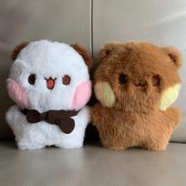 Kawaii Bubu Dudu Plushies Fur Yier Panda Bear Plush Toy Soft Expression Package Dolls Lovely Cartoon Stuffed Home Sofa Car Decor 16cm little cute white