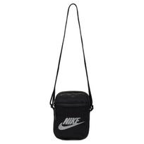 Nike Heritage Polyester Shoulder Bag, Crossbody Bag Small Unisex Black ONESIZE black