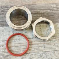 2 colių trikampis adapterio trikampis be suvirintos pertvaros nerūdijančio plieno nerūdijančio plieno homebrew 48 mm skylių pjūklas gręžimui