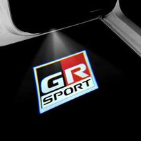 2 vnt. pasitikimo šviesos, automobilio durų įspėjamoji lemputė, skirta Toyota GAZOO Racing Toyota GR YARIS Sports CROWN COROLLA REIZ CHR Rav4 SE0 gray