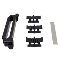 Precision Blade Sharpener Tool Kitchen Blade Sharper Multi Use for Chef Cleaver Safe Base Handle Easy to Use black