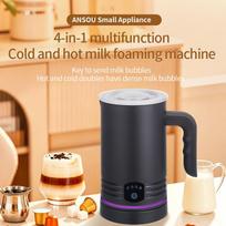 Electric Milk Frother & Whisk - Hot & Cold Frothing Mixing Cup 600mL balta