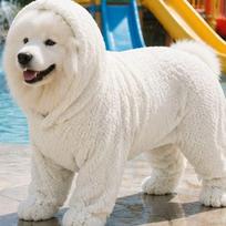 Yeye Pet Robe Dogs - Soft Absorbent Bath Towel Wrap Small Medium Large Breeds Including Samoyed Labrador 5XL