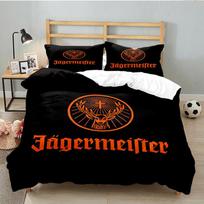 Jägermeister: Tradicijos Dvasia 3 dalių patalynės komplektas, 1 vnt. antklodės užvalkalas ir 2 vnt. pagalvių užvalkalai. Puikiai tinka gerbėjui dovanoti, idealus miegamajam, bendrabučiui. 140cmx210cm white