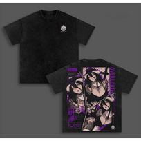 Anime Overlord Albedo Manga Graphic Print T-shirt Men Women Cartoon Peripherals Vintage Washed O-neck Cotton Short Sleeve Loose Casual Oversized Top S juoda