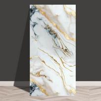 Atspari vandeniui marmurinė plytelių tapetai, lipnios PVC sienų lipdukai virtuvės dekoravimui, nuo drėgmės 30*60cm white