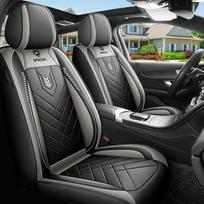 1 vnt. Automobilio sėdynės užvalkalas pilnas apvadas nauja sėdynės pagalvėlė odinis automobilio užvalkalas Keturių sezonų universalus sėdynės užvalkalas sėdynės užvalkalas gray 1pcs gray