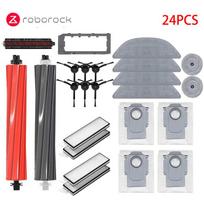 Roborock S8 MaxV Ultra Priedai Robotų siurblys Pagrindinis šoninis šepetėlis Hepa filtras Mopas Dulkių maišeliai Atsarginės dalys šokoladas