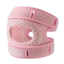 Patella Knee Support Adjustable Knee Compression Sleeve Patella Tendon Knee Strap for Basketball Volleyball Squats M white