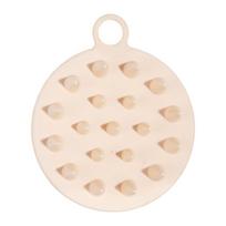 Hair Washing Brush Wet and Dry Shampoo Brush Silicone Scalp Massage Brush Hair Shower Comb Shampoo Hair Brush rožinė
