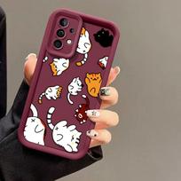 Cute Cat Charming Phone Case For Realme 15 15T 7 7I 8 8I 9 11 12 Lite 13 14 5 5I 6I 5S Pro Plus NARZO 50 50A PRIME Cover Case REALME12LITE4G brown