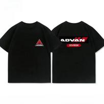 2026 New Japanese JDM Yokohama Advan Wheel Graphic‑Print Unisex Comfortable Casual Short‑Sleeve Women And Men T-Shirt 4XL black