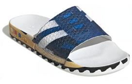 Adilette Raf Simons x Adilette La Adidas Originals Šlepetės 'Trompe L'oeil' EE7956 36⅔ blue