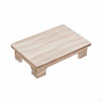 Japoniškas arbatos staliukas, medžio masyvo grindys, kompaktiškas 50CM Light Roast Lacquer