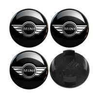 4 vnt. 54MM 56MM Automobilio ratlankio centrinio dangtelio emblemos priedai BMW MINI Cooper S Works JCW R55 R56 R50 R53 R60 R61 F54 F55 F56..