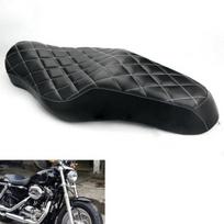 Motociklo sėdynė vairuotojo ir keleivio sėdynė 2 aukštyn, skirta XL883N XL1200 One-piece cushion diamond black
