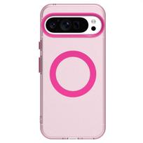 For Google Pixel 9 Pro XL For Pixel 8A 8 9 Pro XL Case Translucent Candy Color Matte Magnetic Shockproof Protective Bumper For Google Pixel 8 raudona