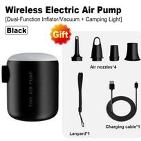 Outdoor Camping Wireless Electric Air Pump Dual-Function Inflator/Deflator Air Mattresses Swim Rings Multi-Purpose Air Pump juoda