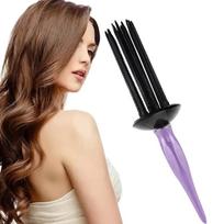 Air Volume Hair Fluffy Styling Curler Comb Plaukų suktukų šukos Heatless Curling Roller Plaukų formavimo priemonės Moterims black