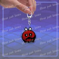 Video Game Figures Keychains for Accessories Bag Horror Pixel  Keyrings Jewelry Friends Rebirth Gaming Gifts blue