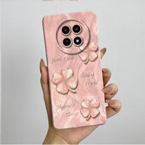 For Realme 12 12X 5G Phone Case For Realme12 Realme12X 5G Case Shockproof Silicone Fashion Butterfly Flowers Cute Cat Back Cover For Realme 12X 5G beige