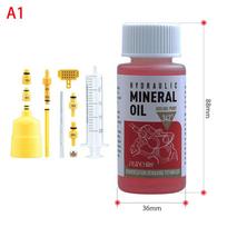 High Performance Bike Brake Mineral Oil - 60Ml/2Oz - Ideal For Bicycle Oil Pan Refueling Hydraulic Brake Systems as the picture gray