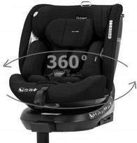 Carrello Octopus automobilinė kėdutė, 0–36 kg, 40–150 cm, pasukama 360°, su ISOFIX pagrindu, juoda