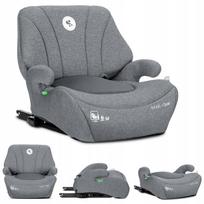 „Lorelli Pyxis“ „i-Size“ automobilinės kėdutės paaukštinimas su atlošu, 125–150 cm, ISOFIX, 2 viename, pilkas