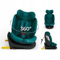 Pasukama automobilinė kėdutė „Kinderkraft I-GROW 2“, 40–150 cm, i-Size, ISOFIX, žalia