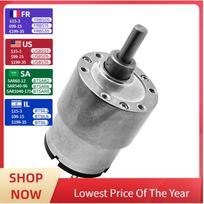 JGB37-520 DC brush deceleration motor 6V 12v24v reverse rotation high speed adjustable miniature motor 24V
