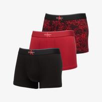 Bokserki Calvin Klein Trunk 3-Pack Red - Dydis XL (LV00NB4472 0YN Šortai)