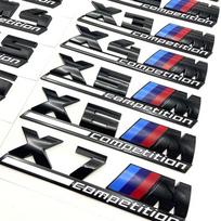 Geras Automobilio Emblema M Competition Ženklelis Lipdukas BMW X1 X3 X4 X5 X7 X2 X6 F40 F10 G30 G20 G05 G07 E90 E60 F30 G01 G02 G32 G42 F25 CVB4 X6M
