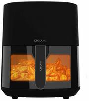 Karšto oro gruzdintuvė Cecotec Fantastik Window 5500, juoda sp., 1500 W, 5.5 l