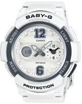CASIO Baby-G BGA-210-7B1JF Analog-Digital Watch, Women's World Time Function, 10 ATM Water Resistant, White gray
