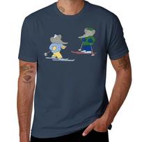 Babar and celeste TShirt Holiday Simple Tee Shirt XL black