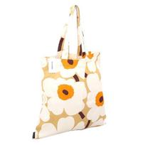 Marimekko Tote Bag Unikko 44x43cm Cotton 74583 841 Caramel
