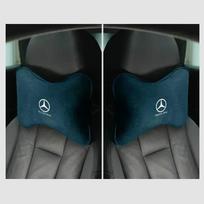 Suede automobilio sėdynės kaklo pagalvėlė galvos atrama galvos atrama atsipalaidavimo apsauga Mercedes Benz AMG W203 W206 W220 W205 W211 W212 W201 W210 W108