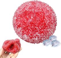 Slushy Spanguolės Formuojamas Streso Nuspaudžiamas Kamuoliukas Neatsitrenkiantis Minkštas Fidget Žaislas ASMR Šlamantis Garsas Anti-Streso Deimpresijos Žaislas