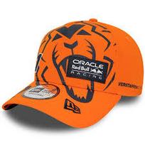 Red Bull Racing F1 2025 Oficiali Max Verstappen Oranžinio Liūto Vairuotojo Kepurė Unisex Regbio Kepuraitės One Size black